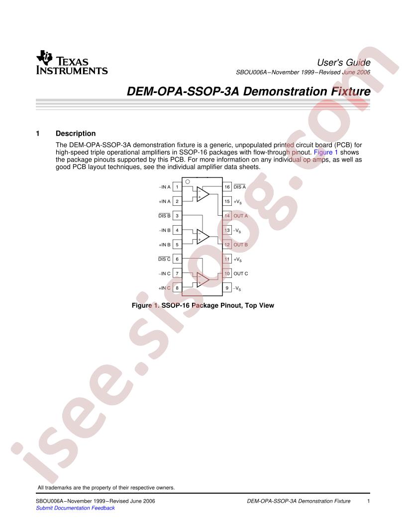 DEM-OPA-SSOP-3A Guide