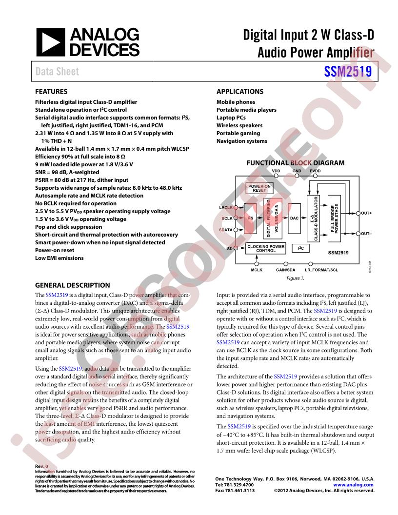 SSM2519