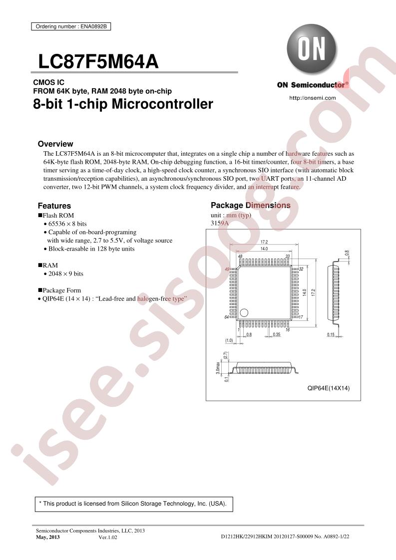 LC87F5M64A