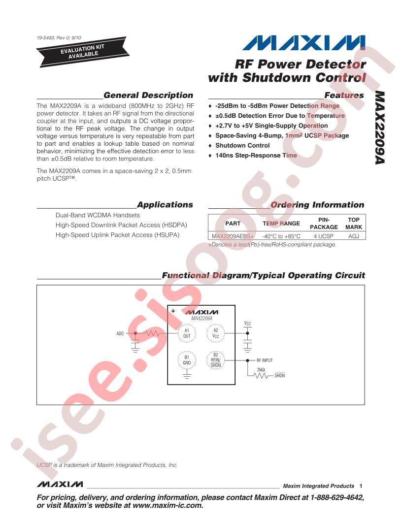 MAX2209A