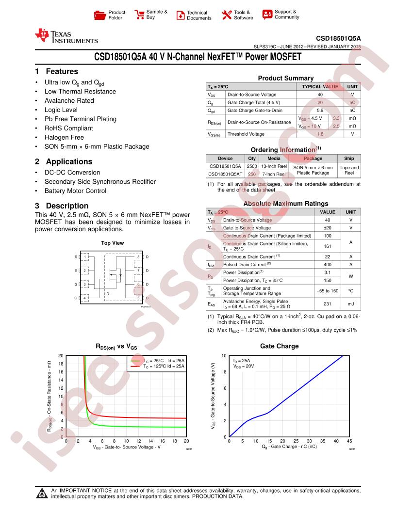 CSD18501Q5A