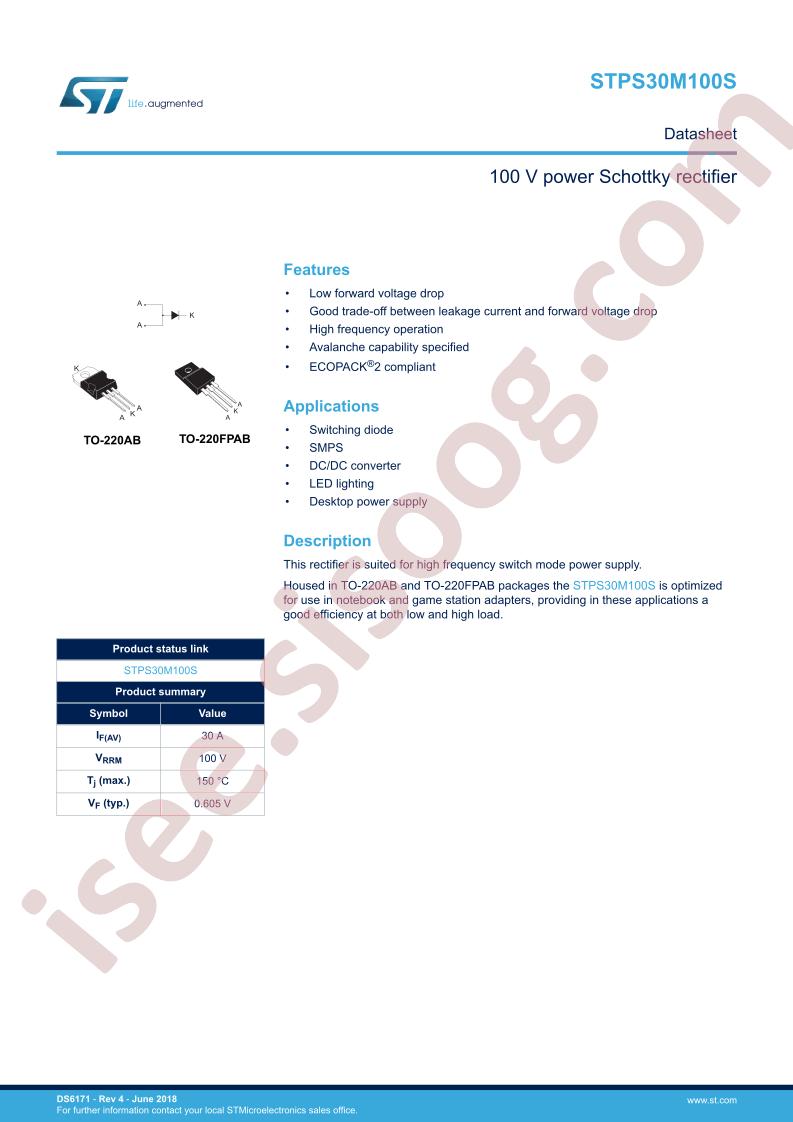 STPS30M100S