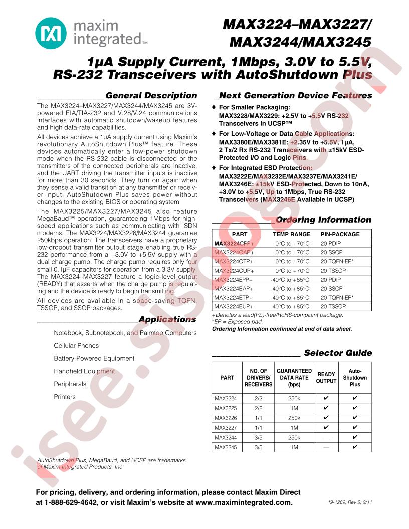 MAX3224-27,44,45
