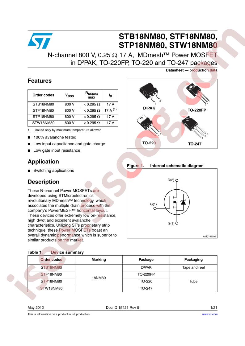 STx18NM80