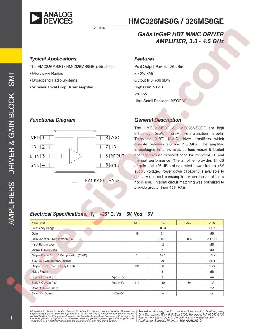 HMC326MS8G(E)
