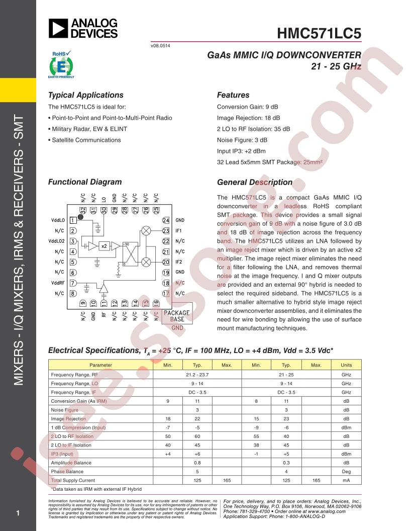HMC571LC5