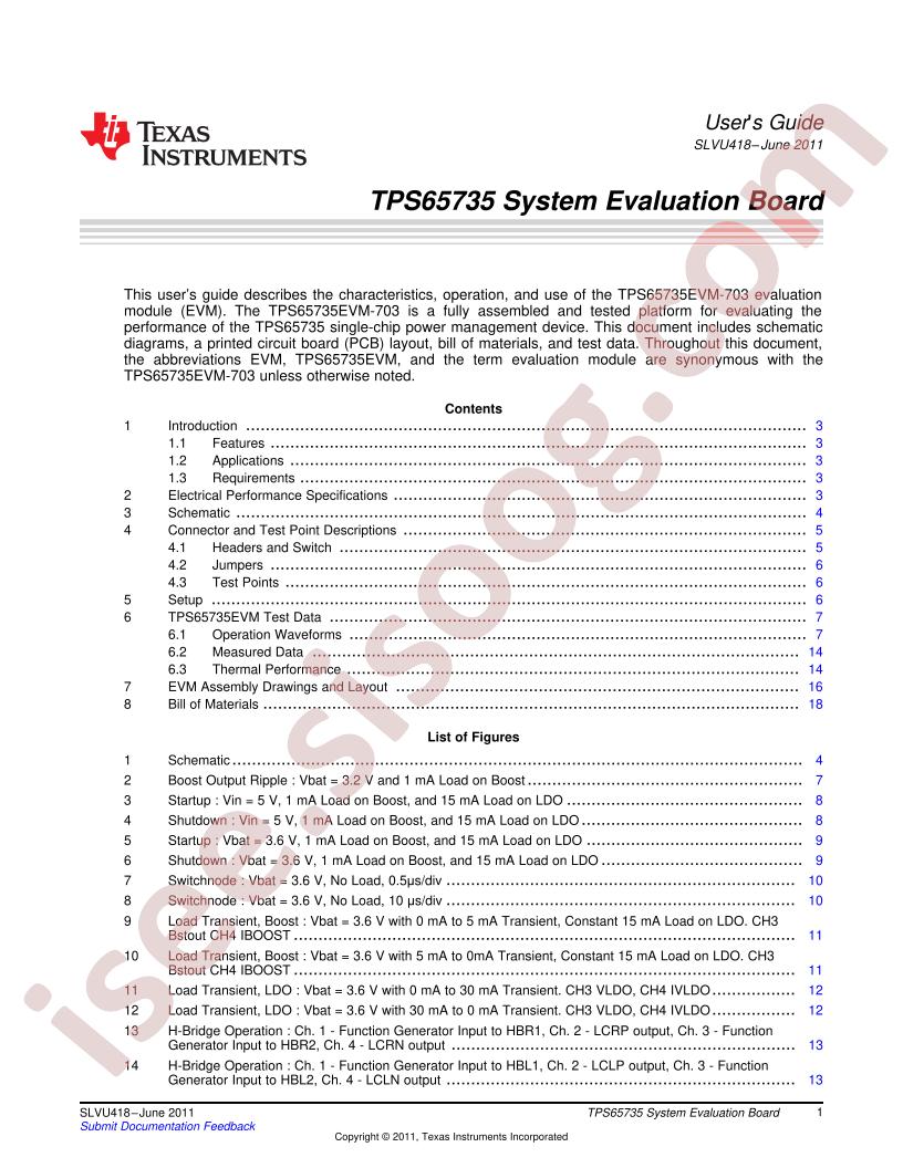 TPS65735EVM-703 User Guide