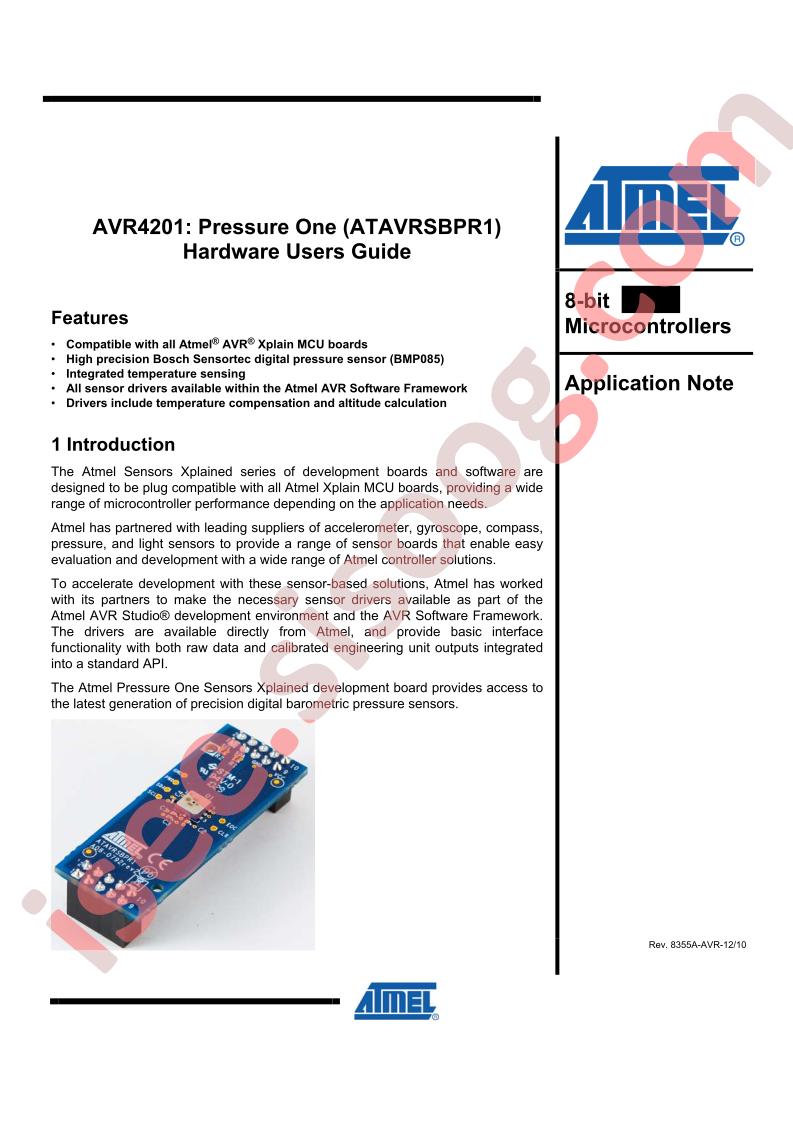 AVR4201 Users Guide