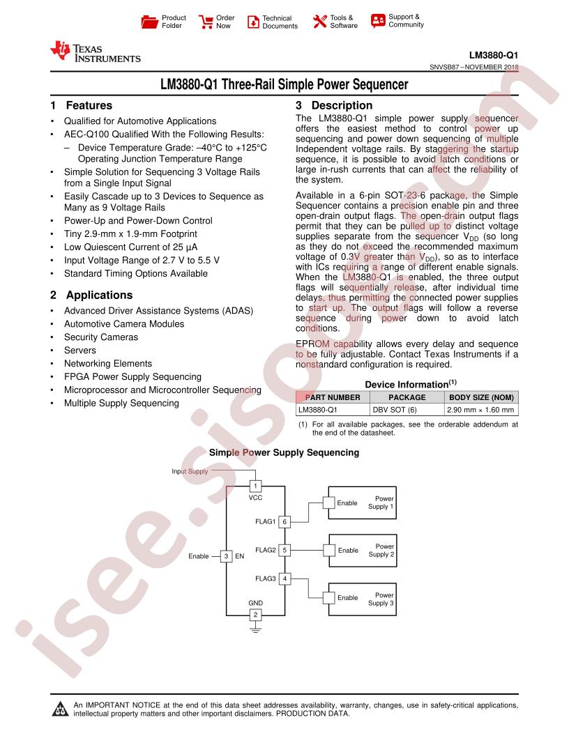 LM3880-Q1 Datasheet