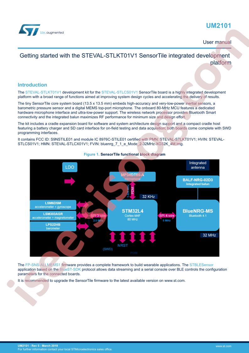 STEVAL-STLKT01V1 User Manual