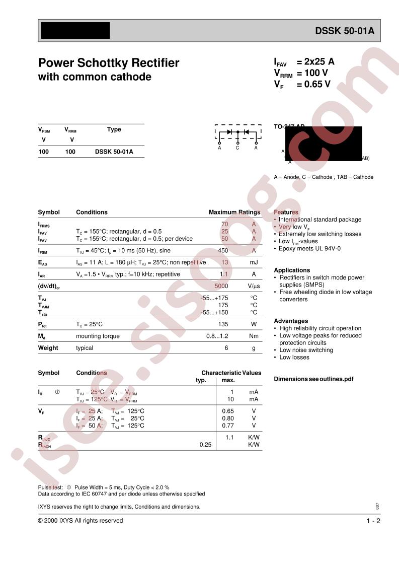 DSSK50-01A