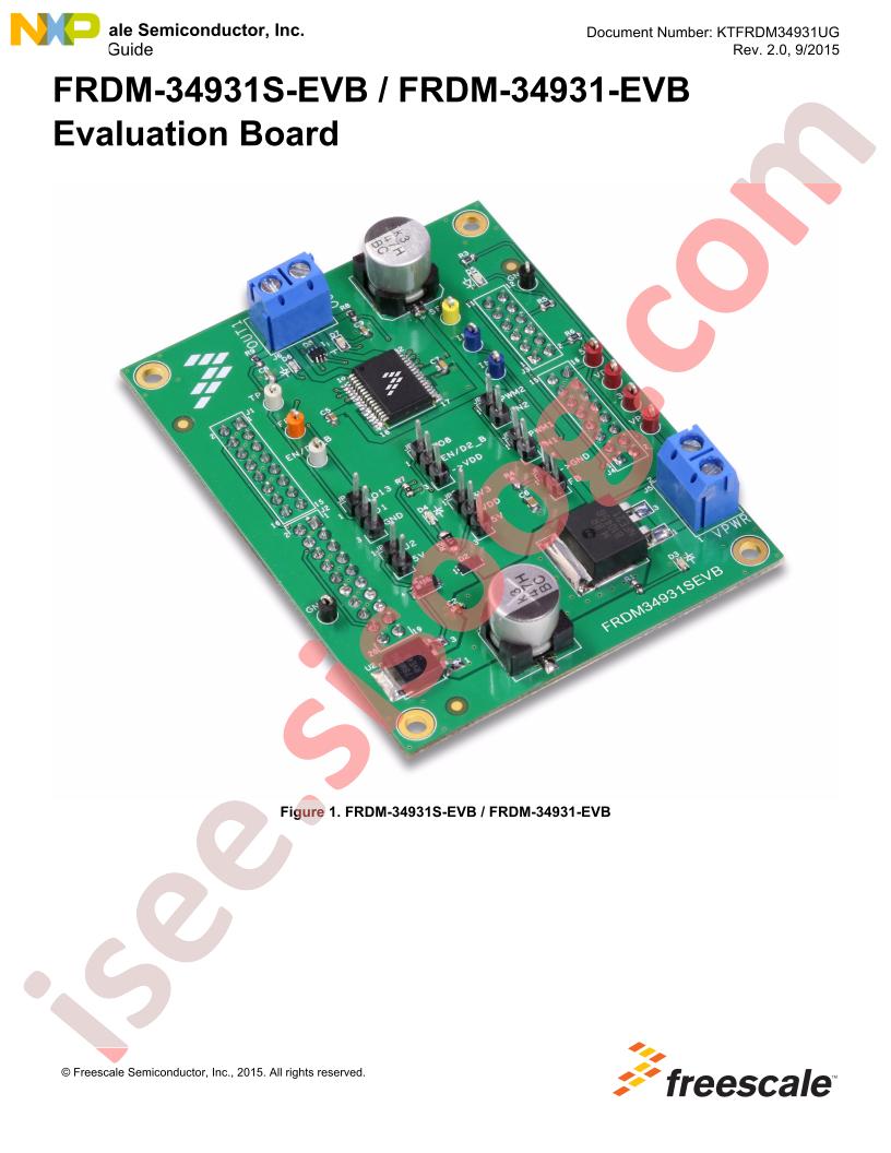 FRDM-34931(S)-EVB User Guide