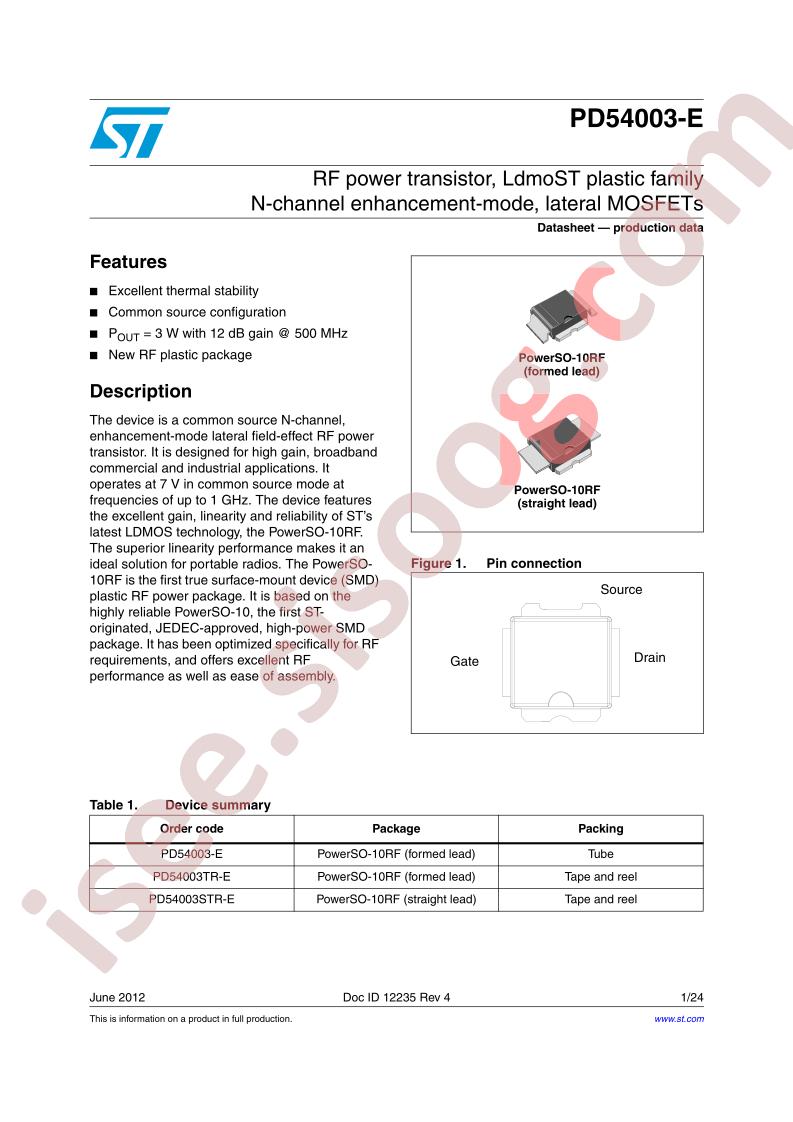 PD54003(S)-E