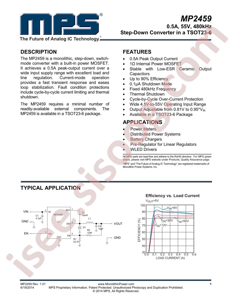MP2459 Datasheet