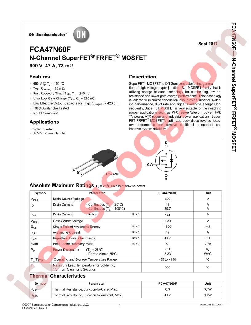 FCA47N60F