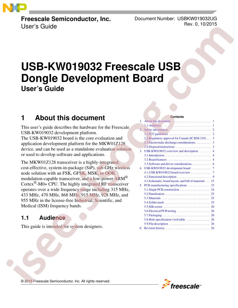 USB-KW019032 User Guide