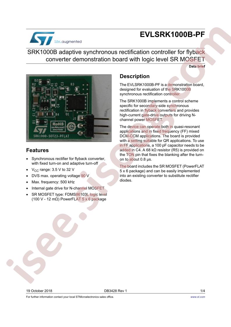 EVLSRK1000B-PF Data Brief