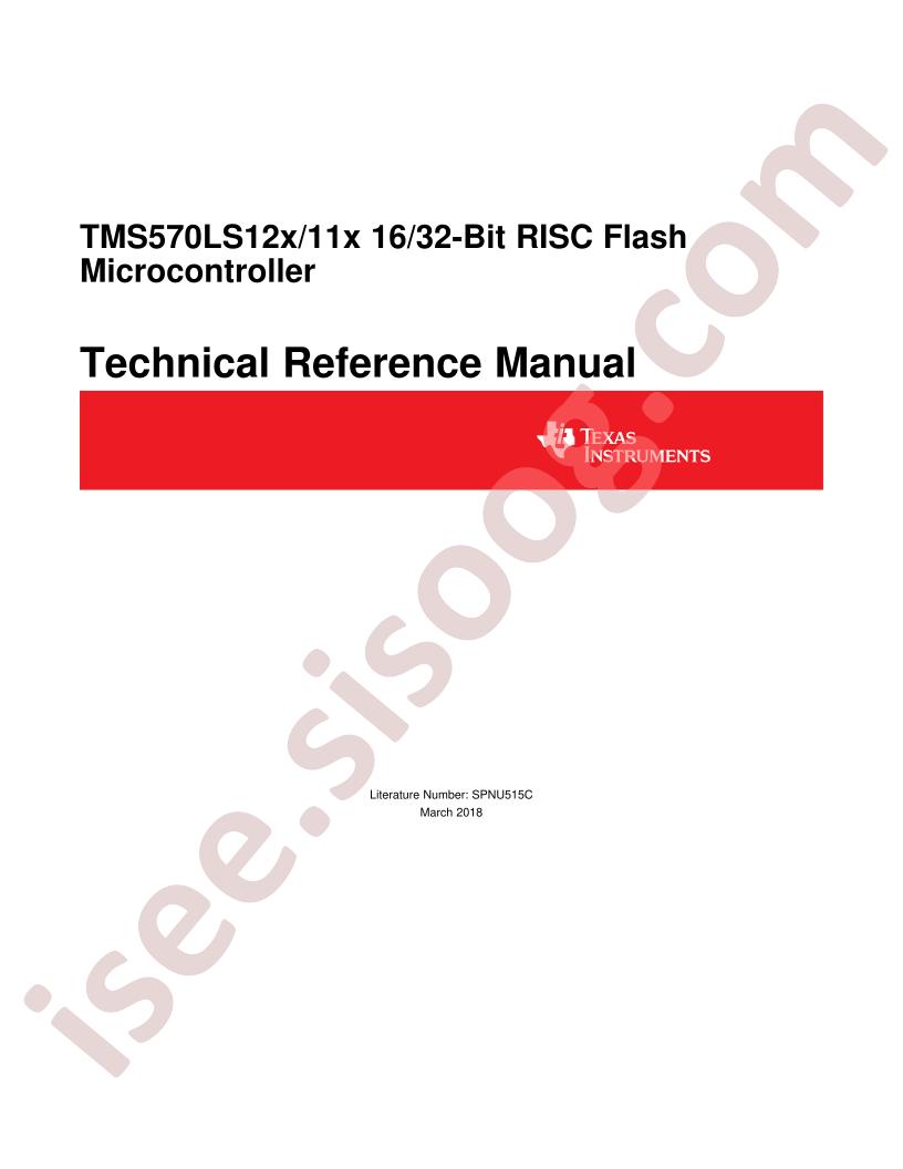 TMS570LS12x,11x Tech Ref Manual