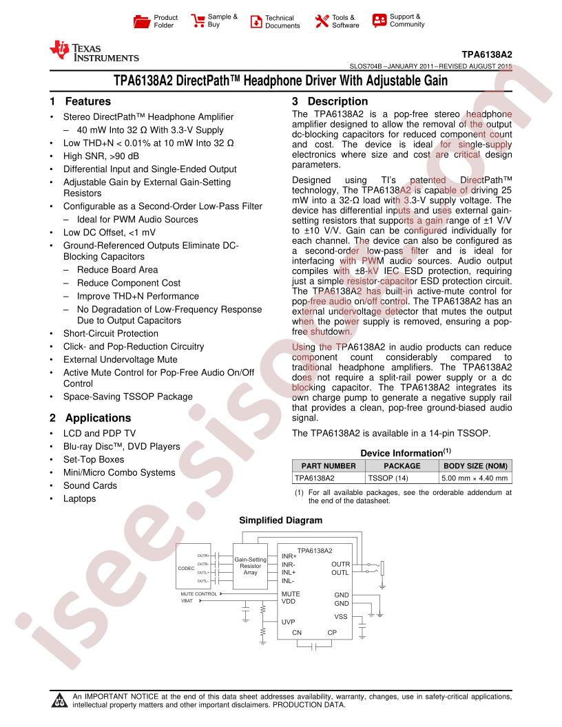 TPA6138A2