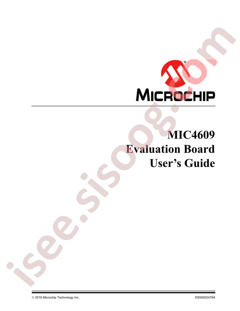 MIC4609 Eval Board Guide