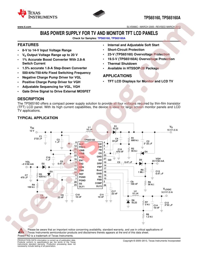 TPS65160/A