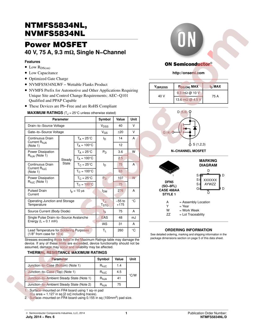NTMFS5834NL
