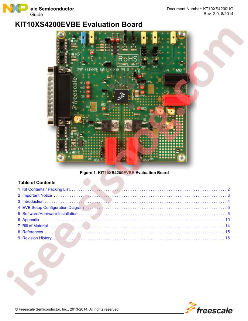 KIT10XS4200EVBE User Guide