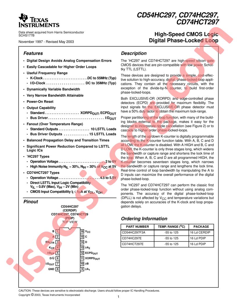 CD54,74HC(T)297