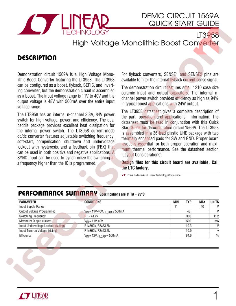 DC1569A Quick Start Guide