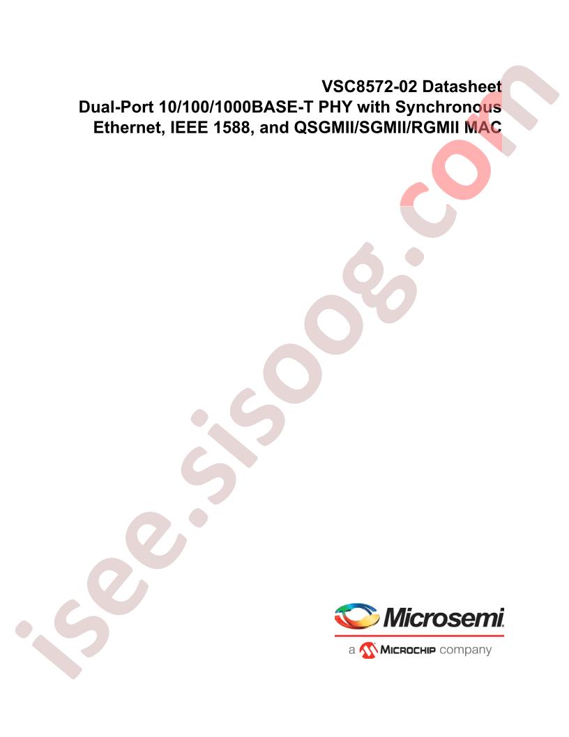 VSC8572-02 Datasheet