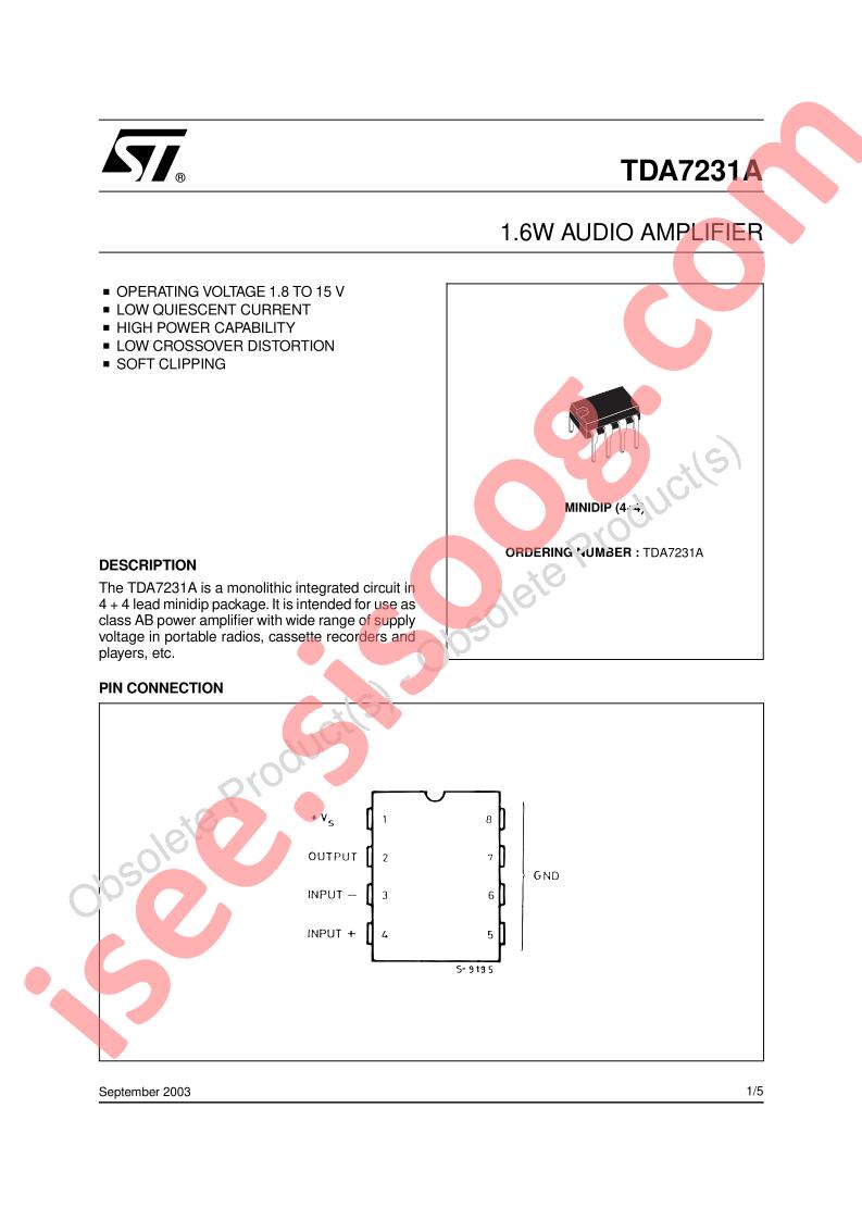 TDA7231A