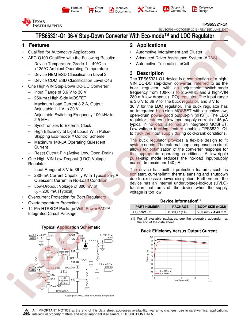 TPS65321-Q1 Datasheet