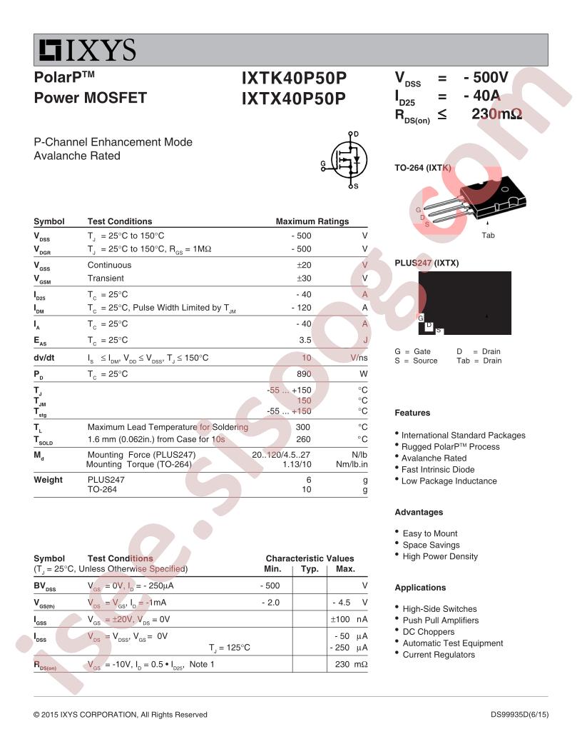 IXT(K,X)40P50P