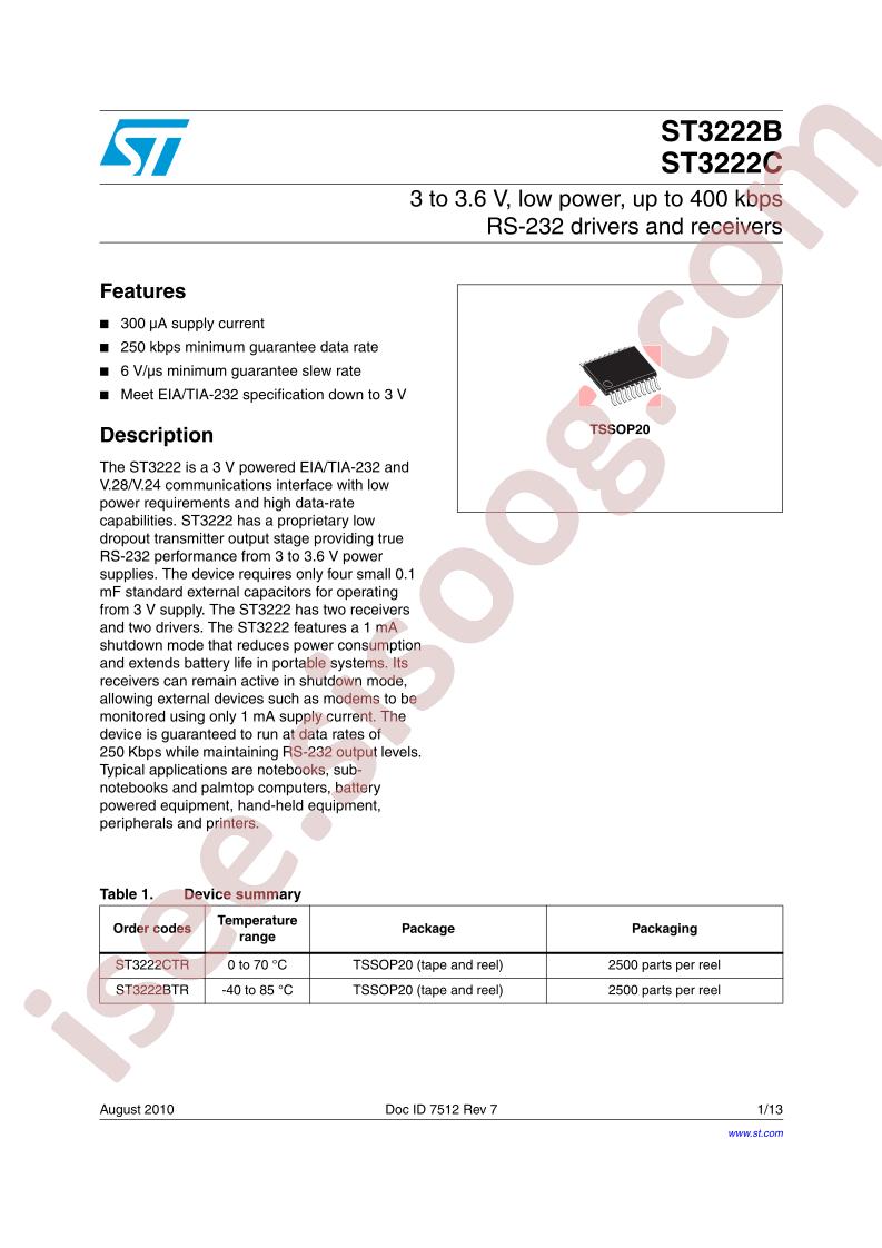 ST3222B/C