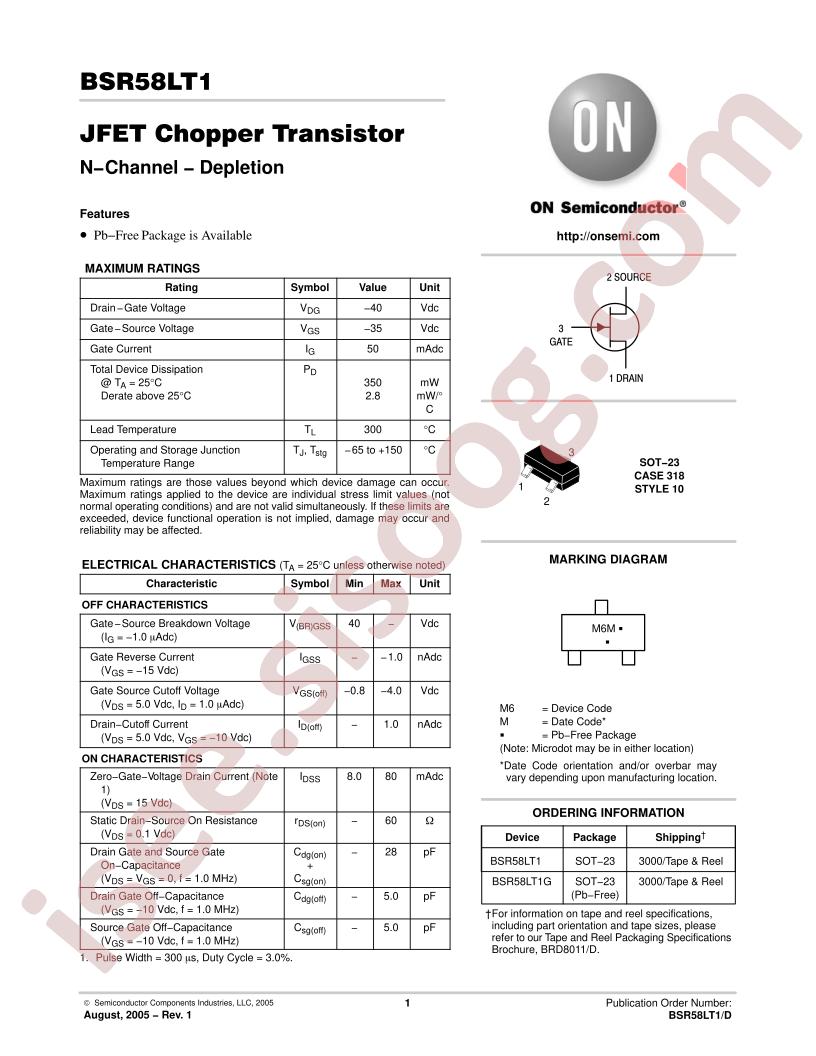 BSR58LT1