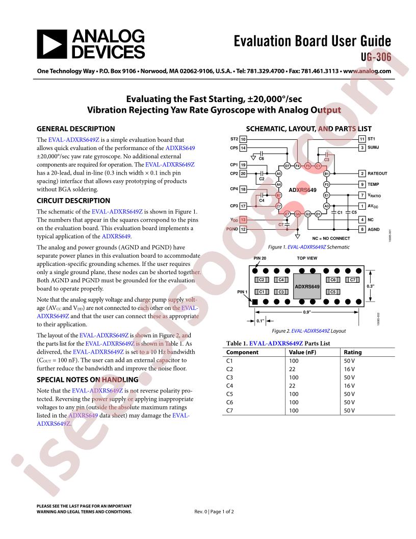 EVAL-ADXRS649Z Guide