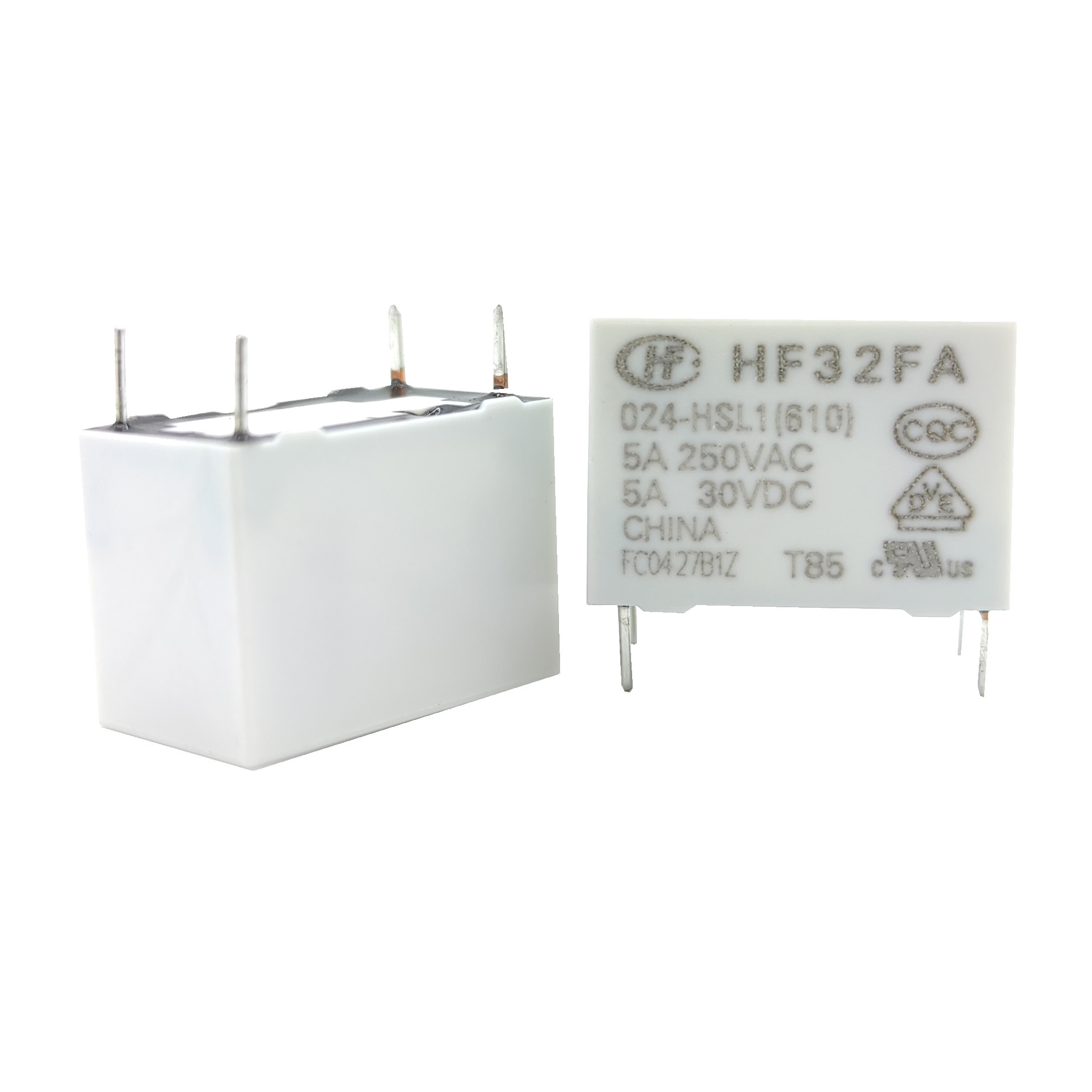 رله کبریتی 24 ولت 5 آمپر 4 پایه برند HONGFA |مدل  HF32FA/024-HSL1(610)