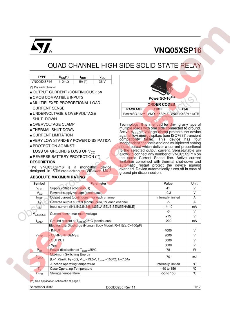 VNQ05XSP16
