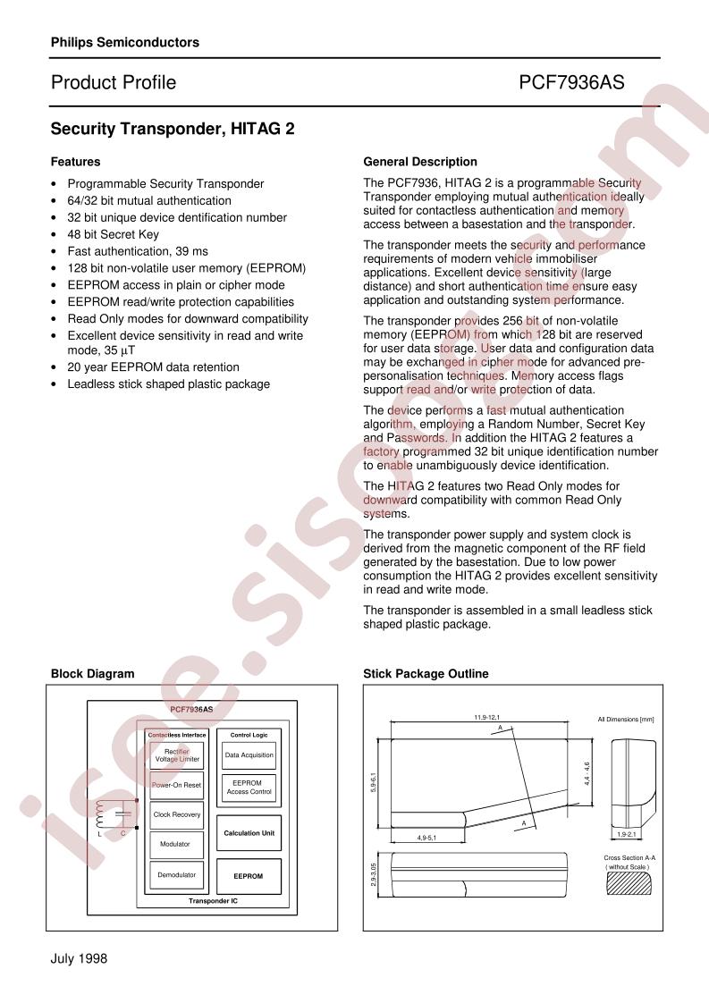 PCF7936AS Prod Profile