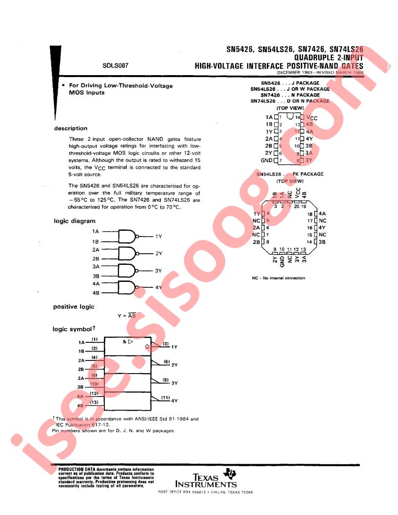SN54/74(LS)26