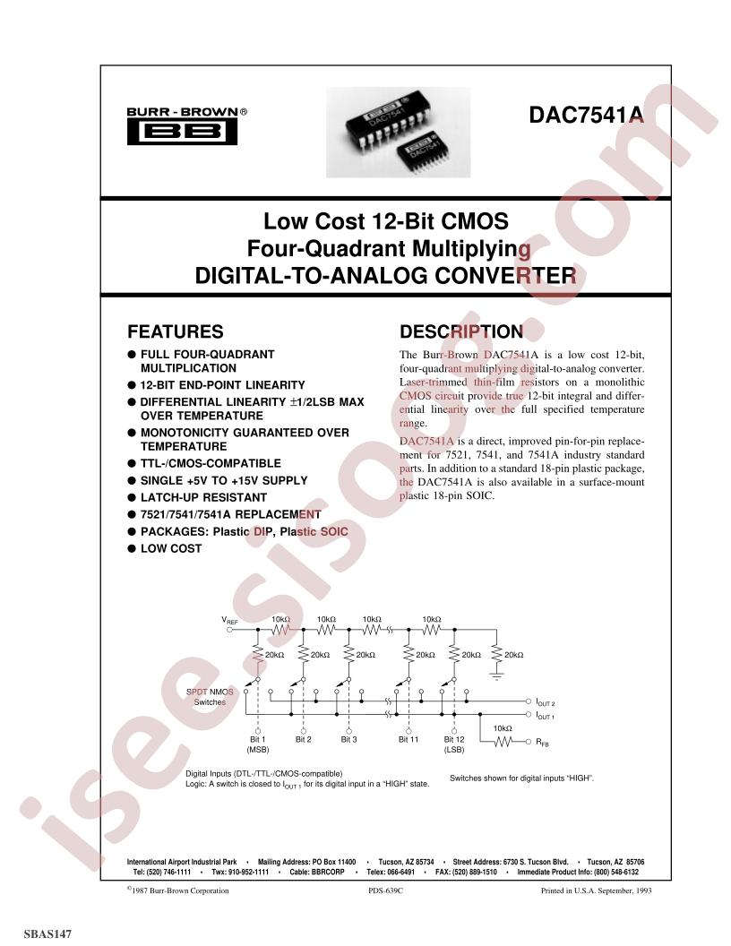 DAC7541A