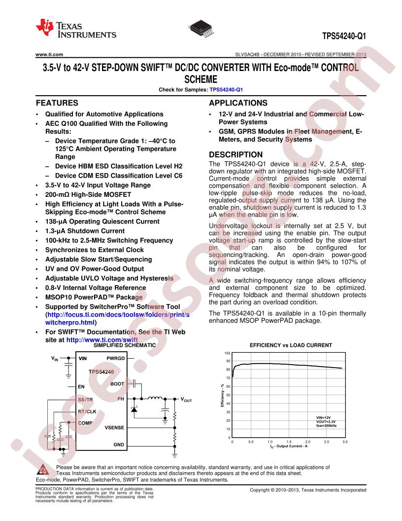 TPS54240-Q1