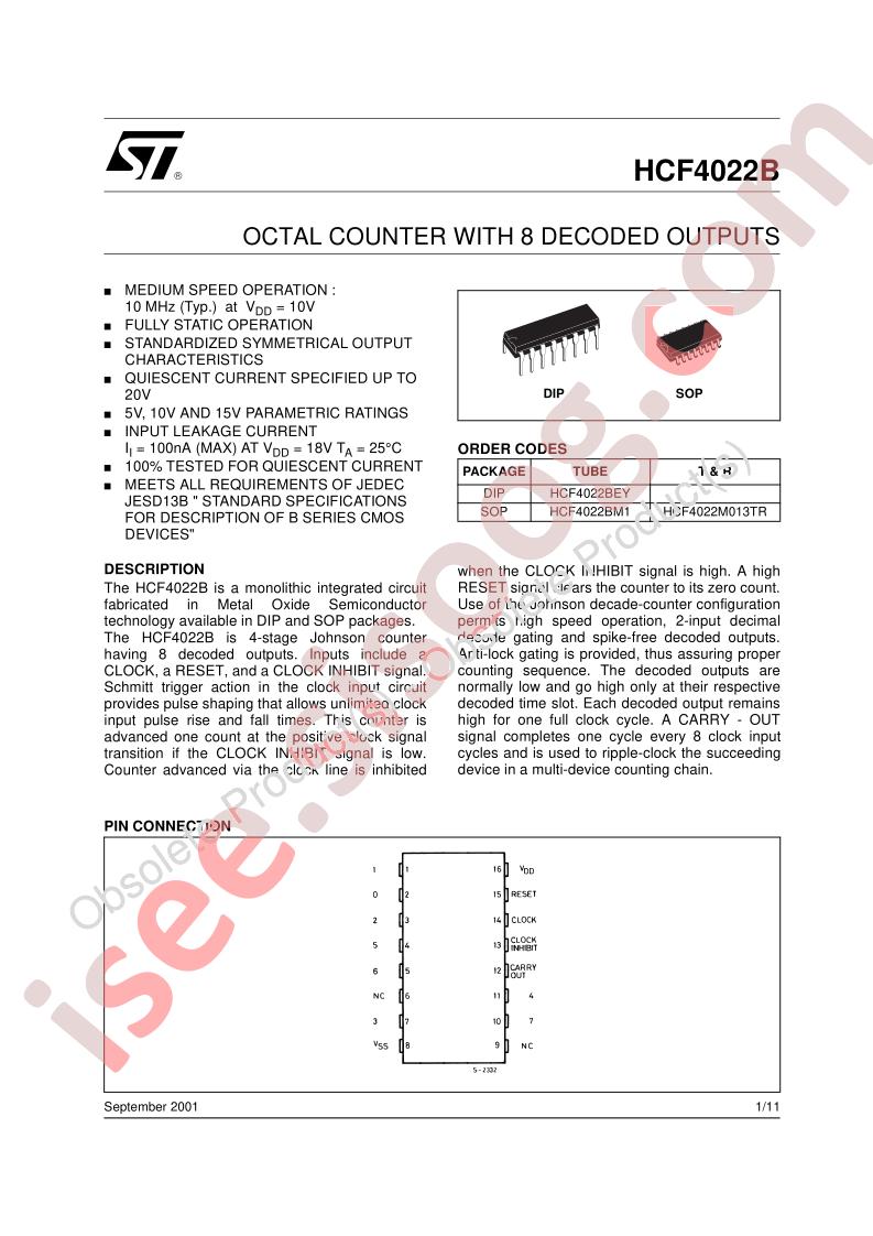 HCF4022B