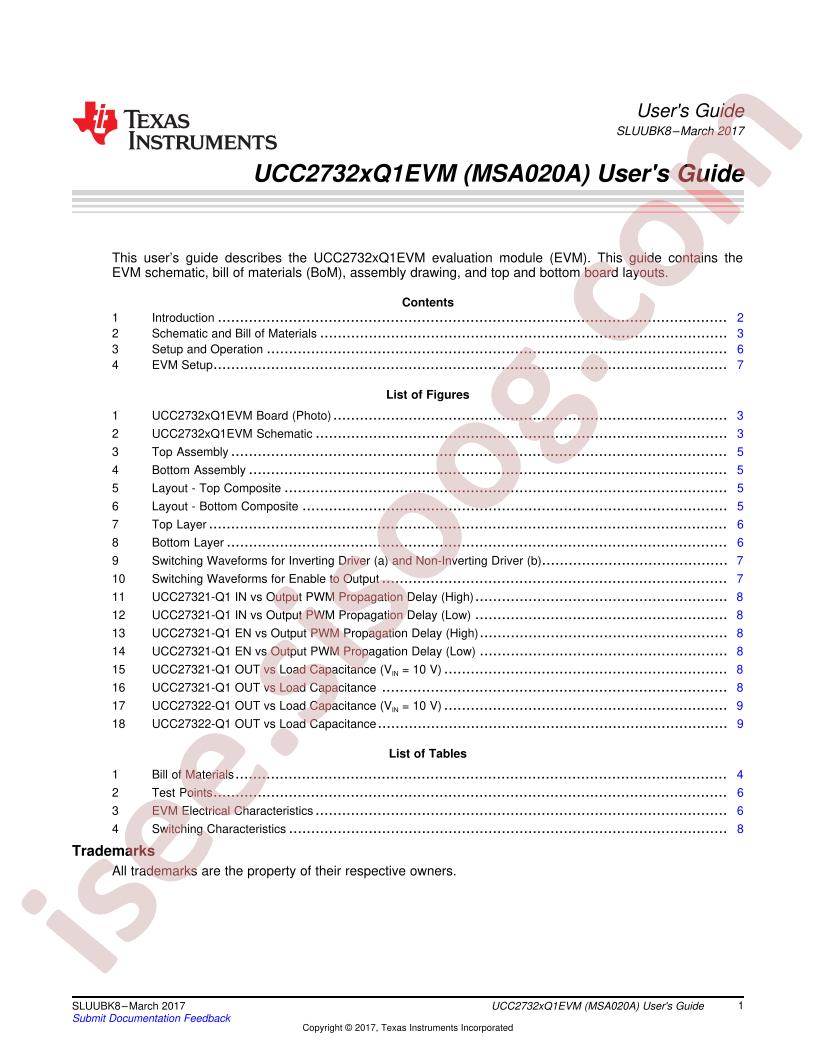 UCC2732xQ1EVM User Guide
