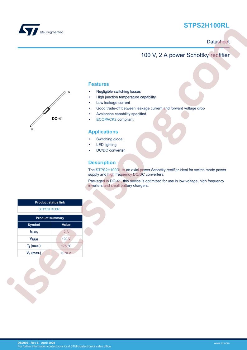 STPS2H100RL