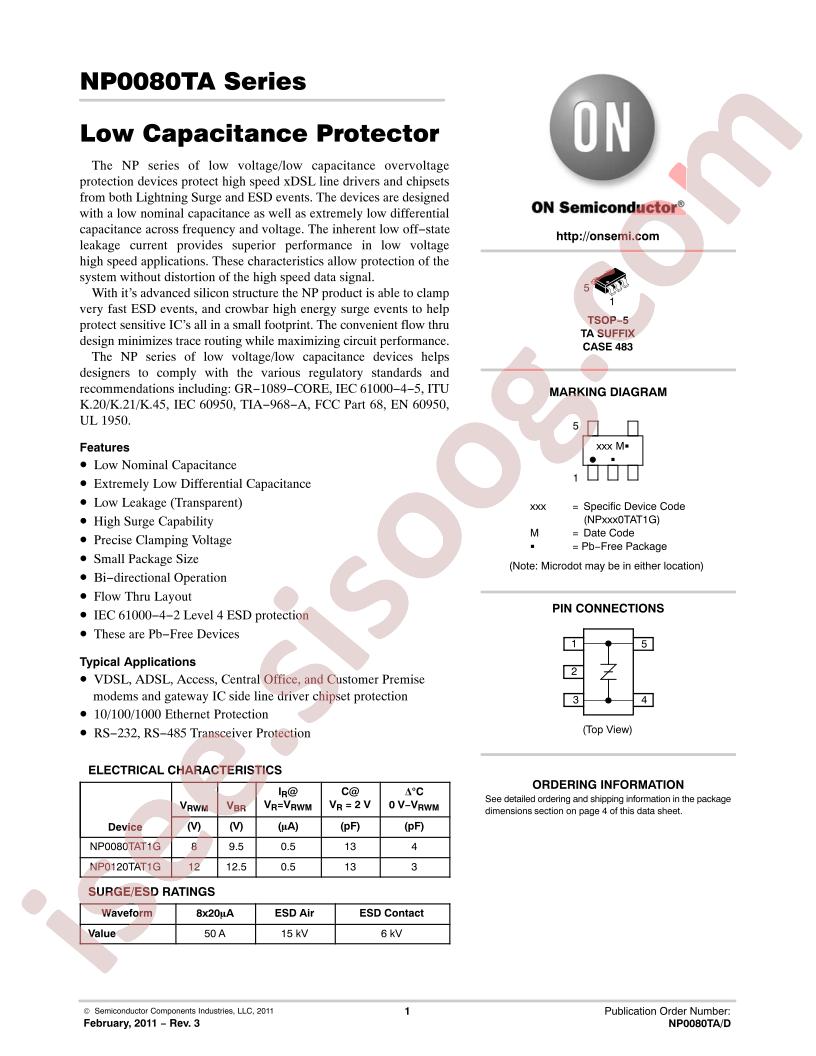 NP0080TA Series