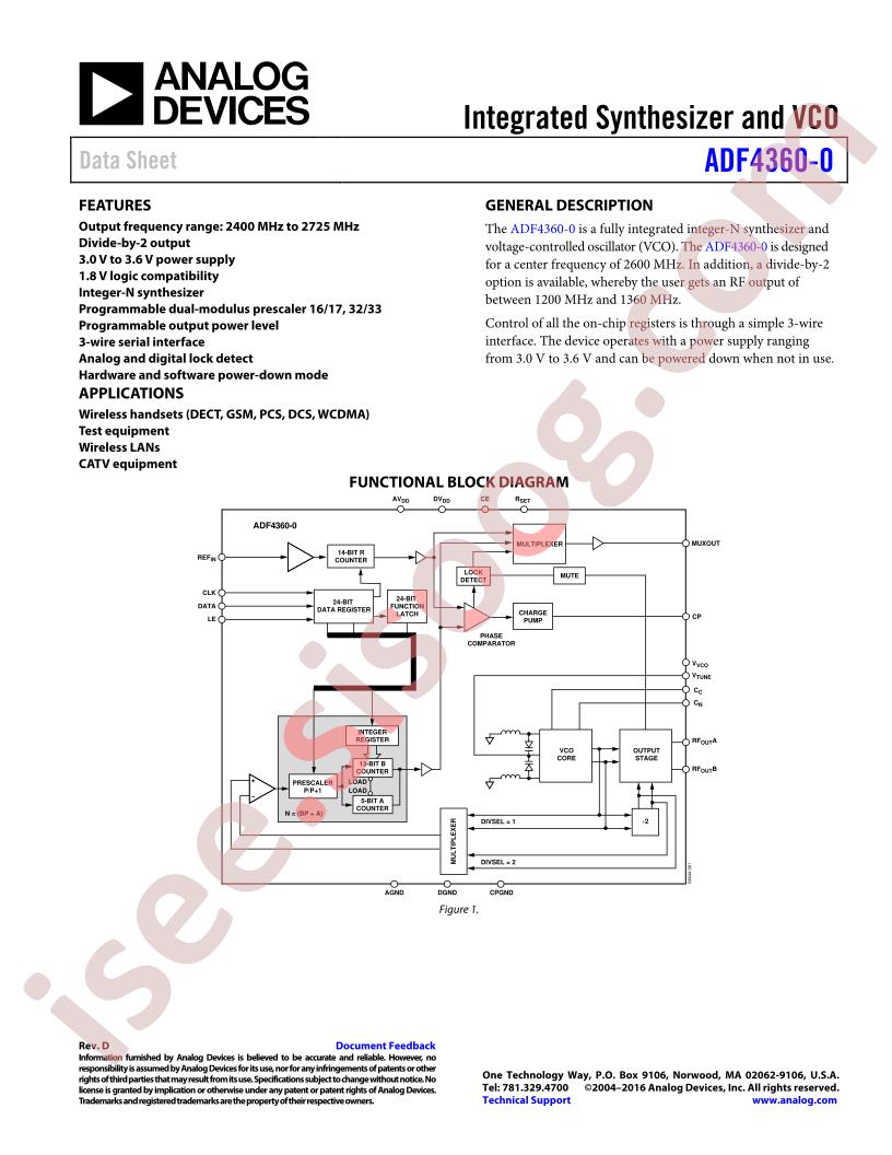 ADF4360-0