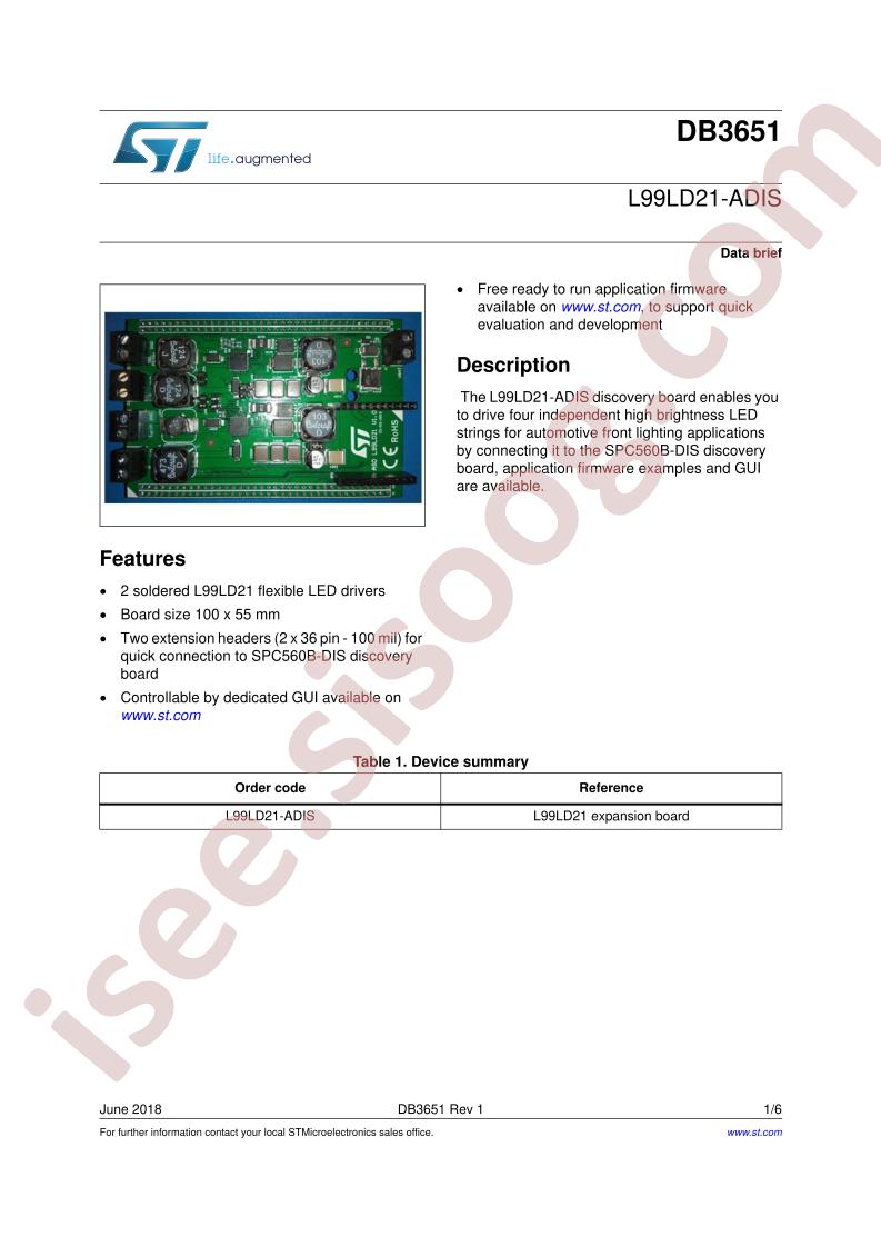 L99LD21-ADIS Data Brief