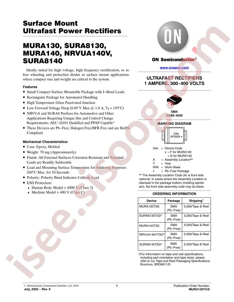 MURA130, SURA8130, MURA140, NRVUA140V, SURA8140