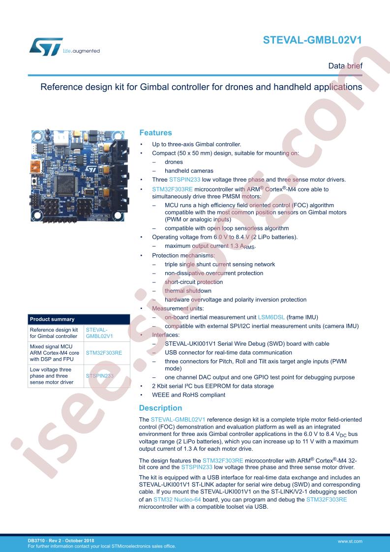 STEVAL-GMBL02V1 Data Brief